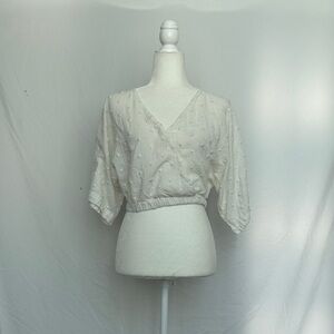 O'Neill Cream Textured Blouse
